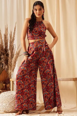 Exclusive Printed Designer Western Co-Ords Set Collection