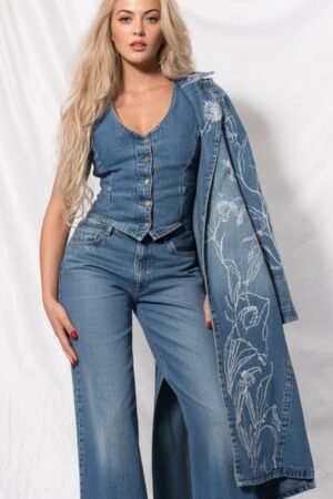 Modern Muse 3-Piece Denim Co-Ord Set
