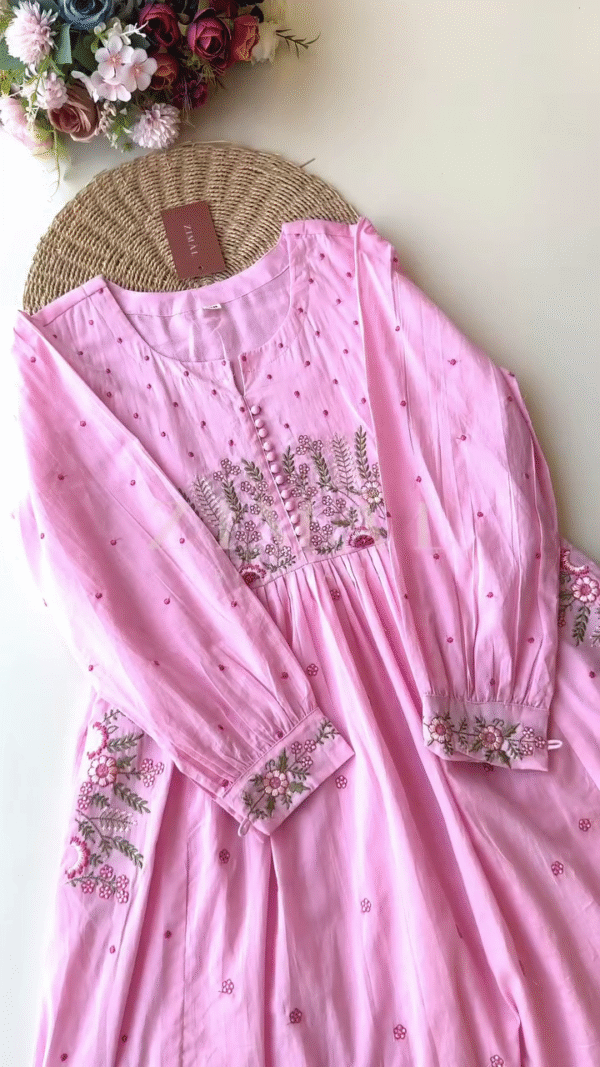 Women’s Heavy Embroidered Viscose Rayon Blend Kurta Set
