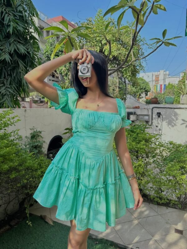 Mint Green Tiered Dress
