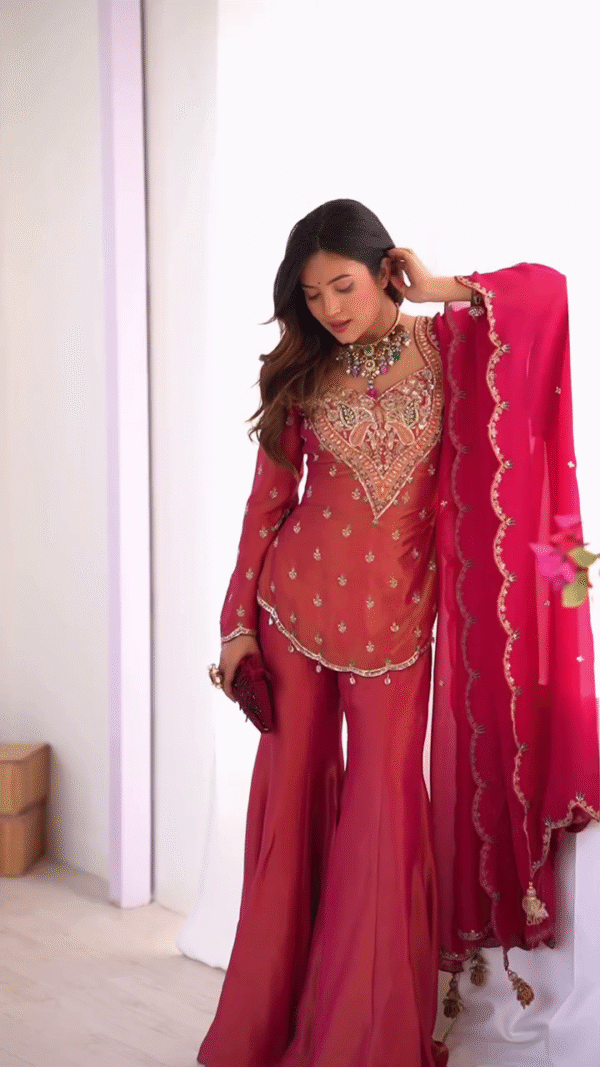 New Designer Collection in Embroidery Work with Fully Stitched Ready-to-Wear Suit