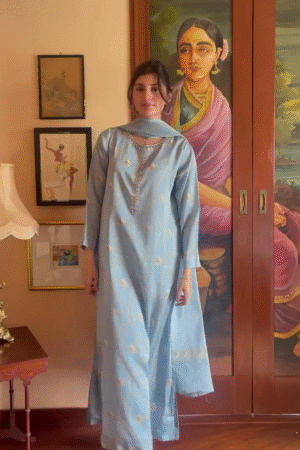 Designer Fancy Anarkali with Dupatta Set – Elegant Ethnic Wear for Women