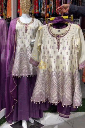 White Maroon Cotton Set – Comfortable & Stylish Ethnic Wear