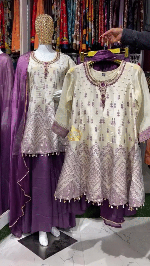 White Maroon Cotton Set – Comfortable & Stylish Ethnic Wear