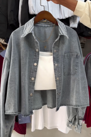 Proportion Body Dressing Women’s Denim Shirt – Classic Casual Elegance