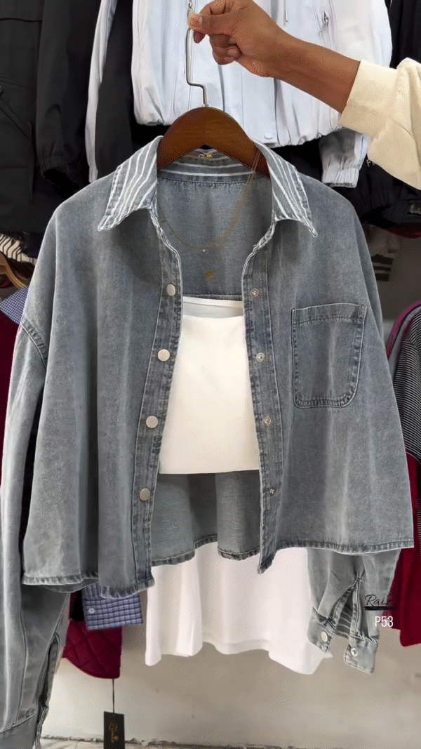 Proportion Body Dressing Women’s Denim Shirt – Classic Casual Elegance