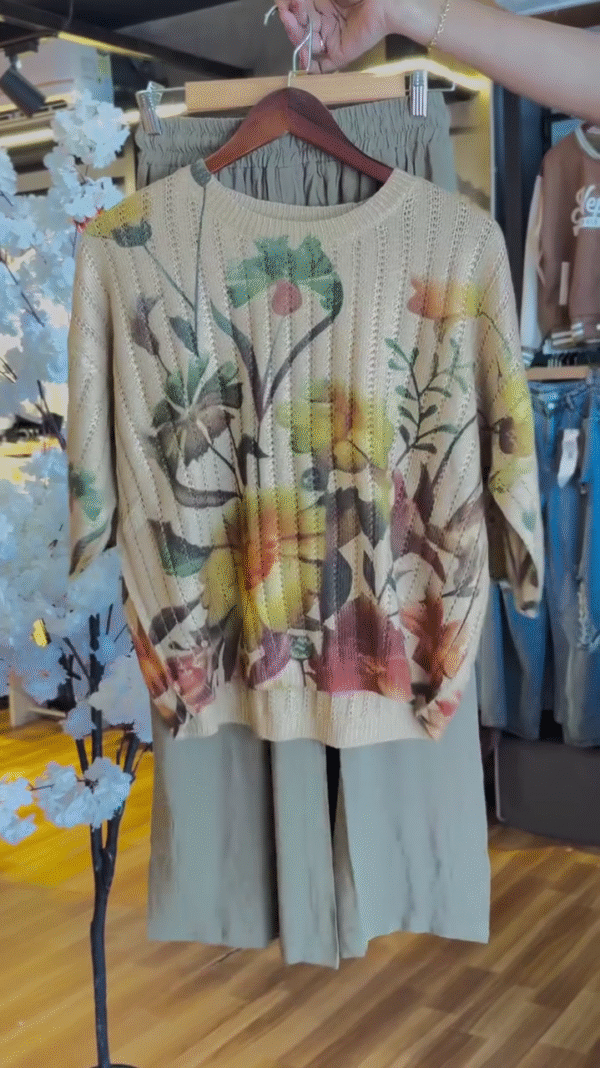 Floral Printed Regular Kurta with Palazzos