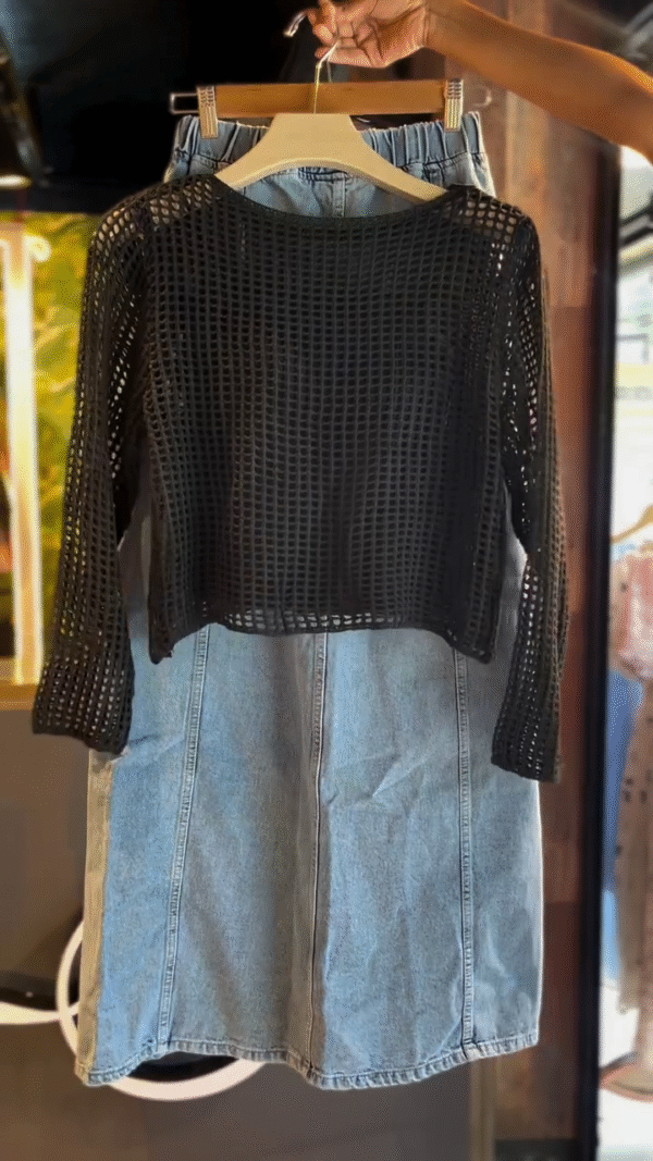Women Open Knit Pullover