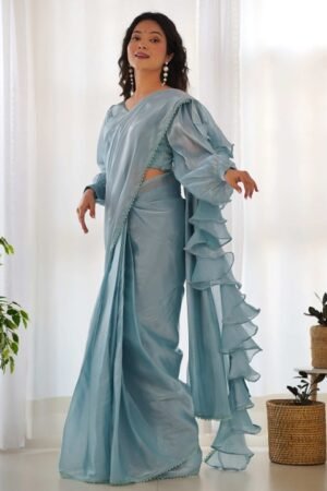 Sky Style Saree For Women