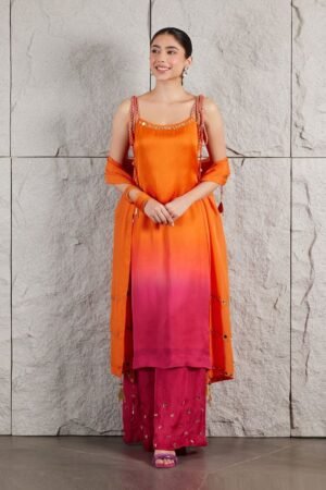 Orange Mist kurta Set For Women