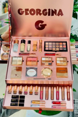 GEORGINA Professional Makeup Vanity Kit – Complete All-in-One Beauty Box